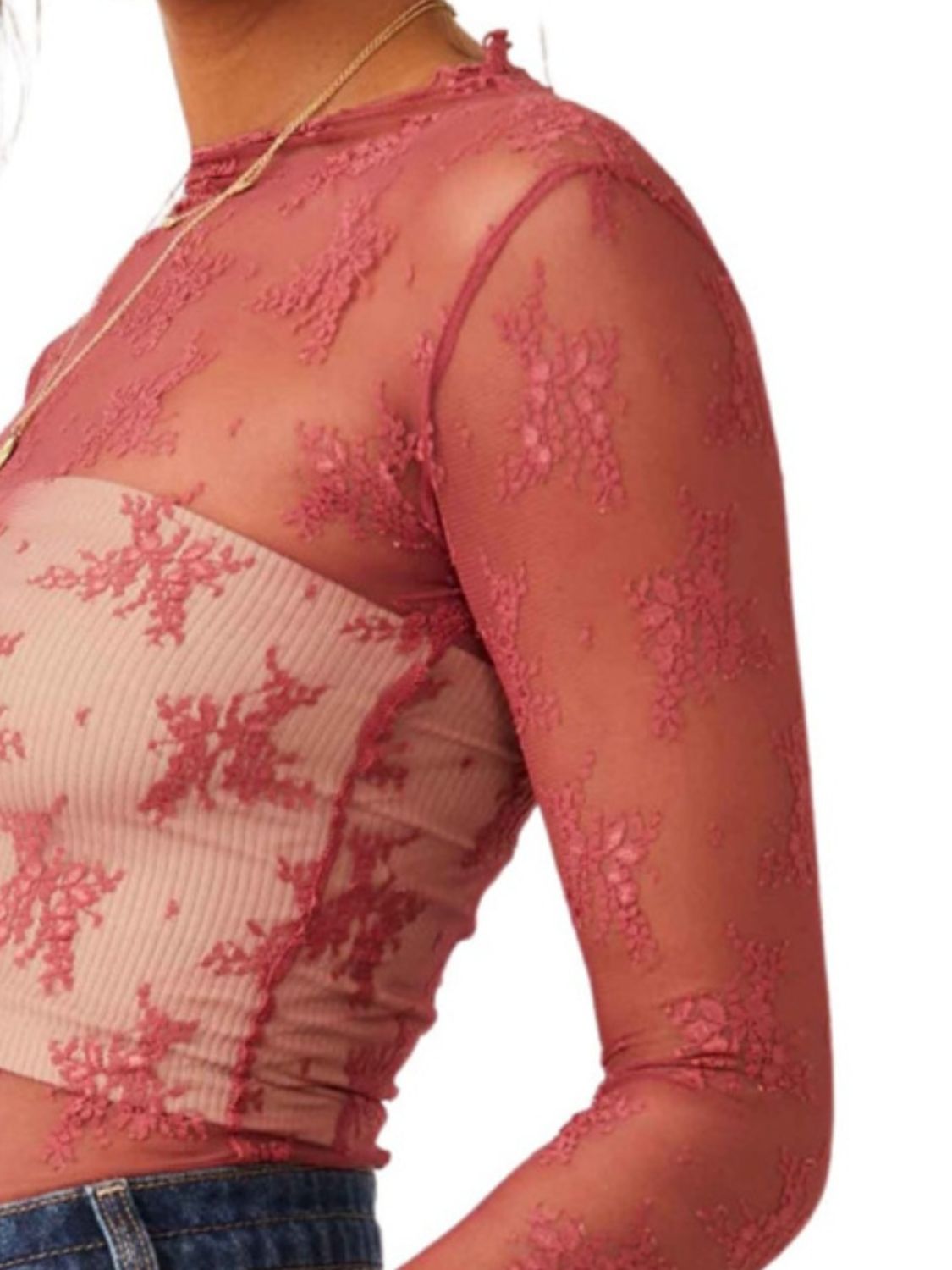 Tribecca Mock Neck Blouse