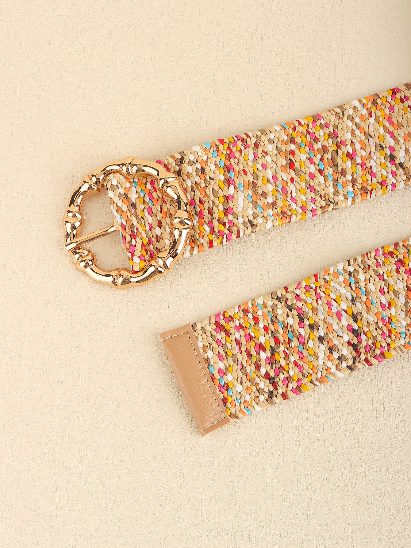 Tropics Woven Multicolored Belt