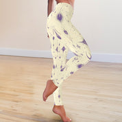 Pretty Mystical Lavender Cream TK Exclusive Seamless Leggings | Twilight Kisses