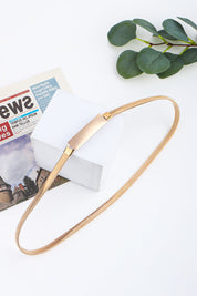 Slimline Stretch Metal Skinny Belt