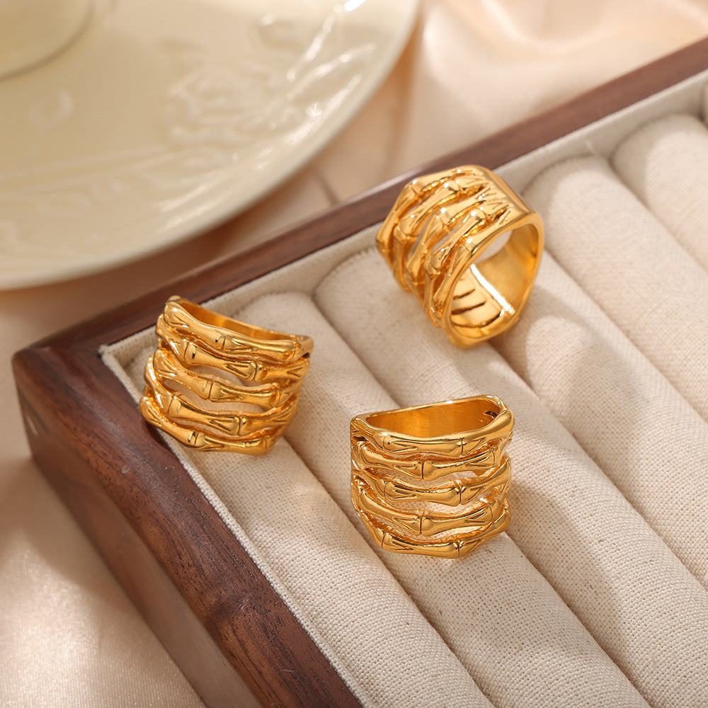 Skeletal Multi-Layered Ring