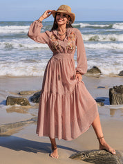 Ojai Embroidered Maxi Dress
