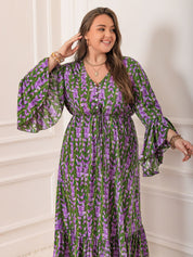 Newport Flared Sleeve Maxi Dress