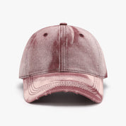 Distressed Cotton Baseball Cap