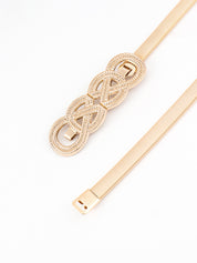 Infinity Knot Stretch Metal Belt
