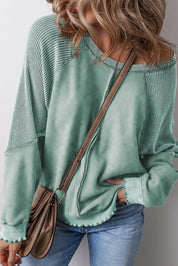 Emma Exposed Seam Sweatshirt