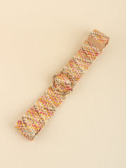 Tropics Woven Multicolored Belt