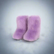 Snowbelle Fuzzy Platform Boots