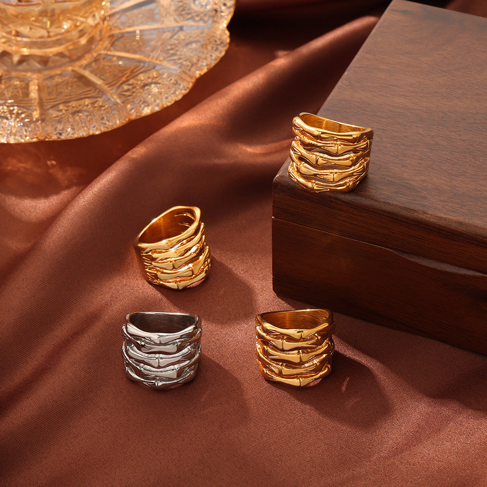 Skeletal Multi-Layered Ring