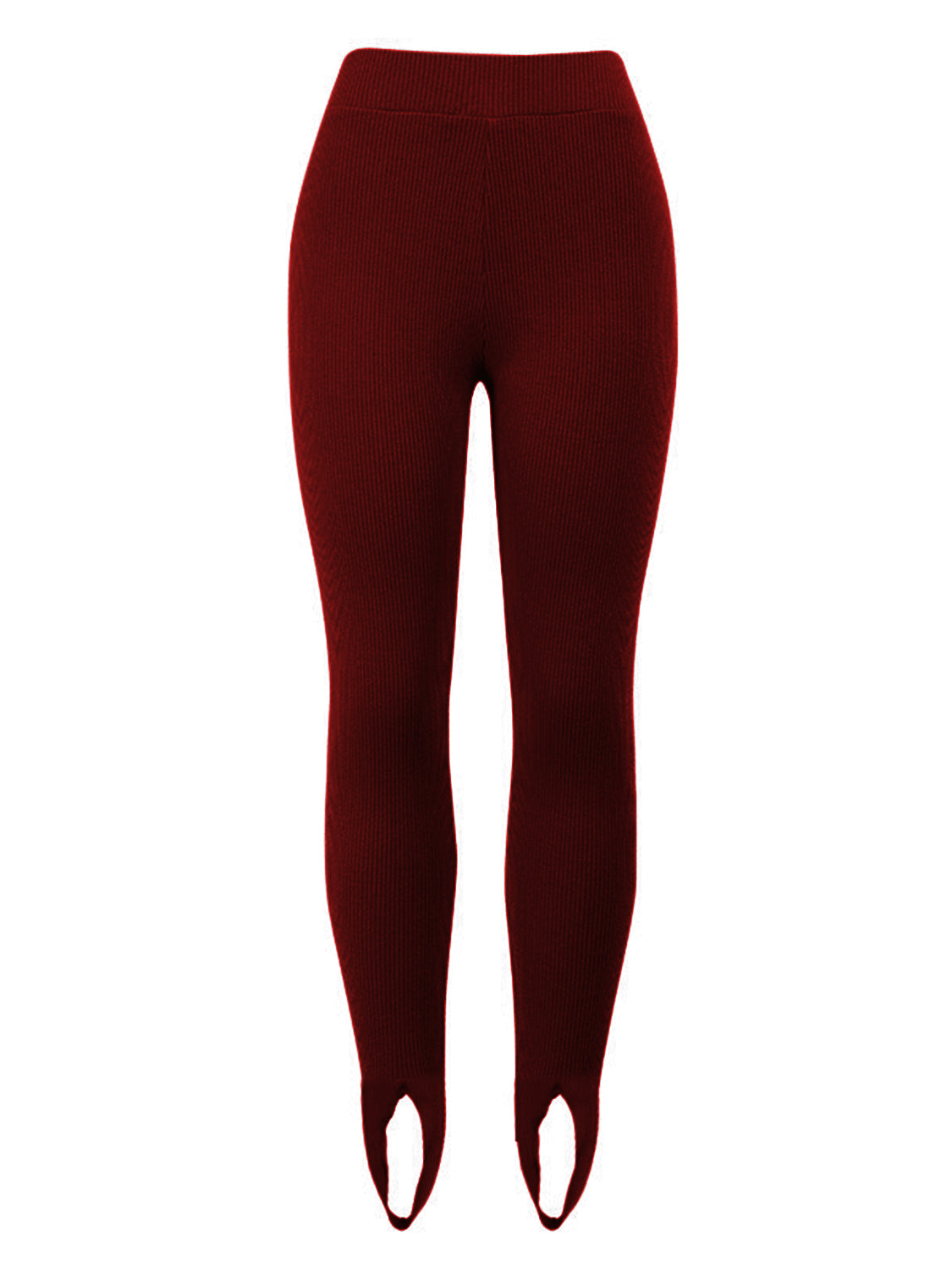 Throwback Ribbed Mid Waist Leggings
