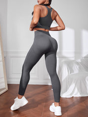On The Run Sport Tank and Leggings Set
