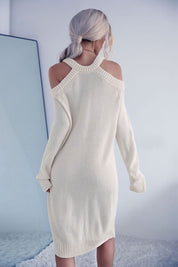 Stella Cold Shoulder Sweater Dress