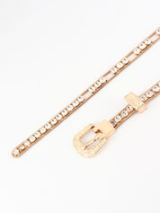 Ice Rhinestone Belt