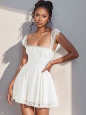 Lily Cap Sleeve Mini Dress