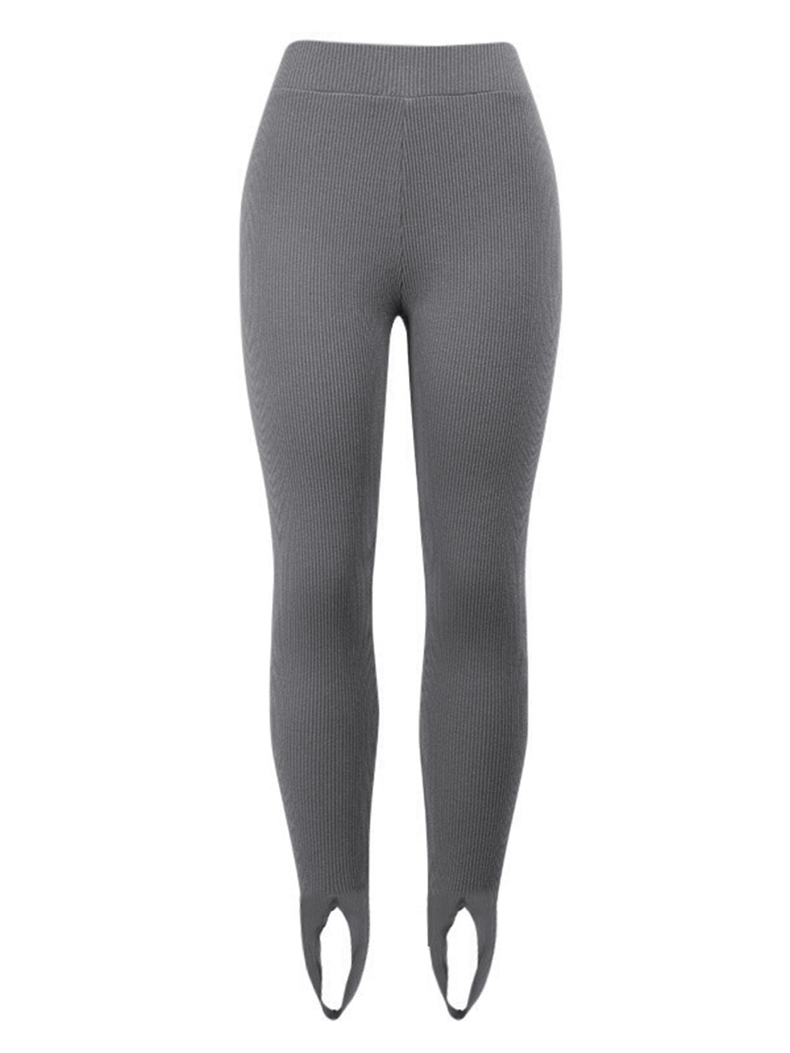 Throwback Ribbed Mid Waist Leggings