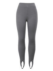 Throwback Ribbed Mid Waist Leggings