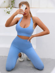 On The Run Sport Tank and Leggings Set