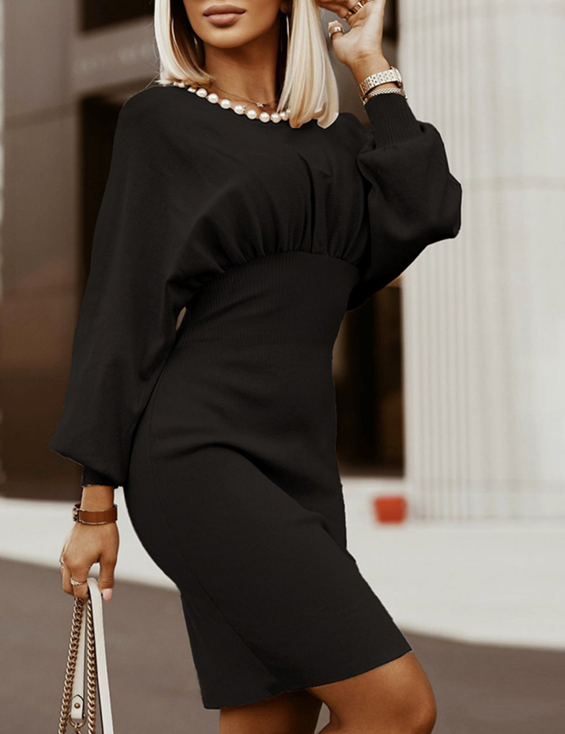 Jessica Off-Shoulder Sweater Dress