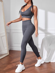 On The Run Sport Tank and Leggings Set