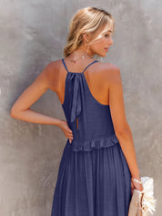 Stevie Tiered Maxi Dress with Pockets