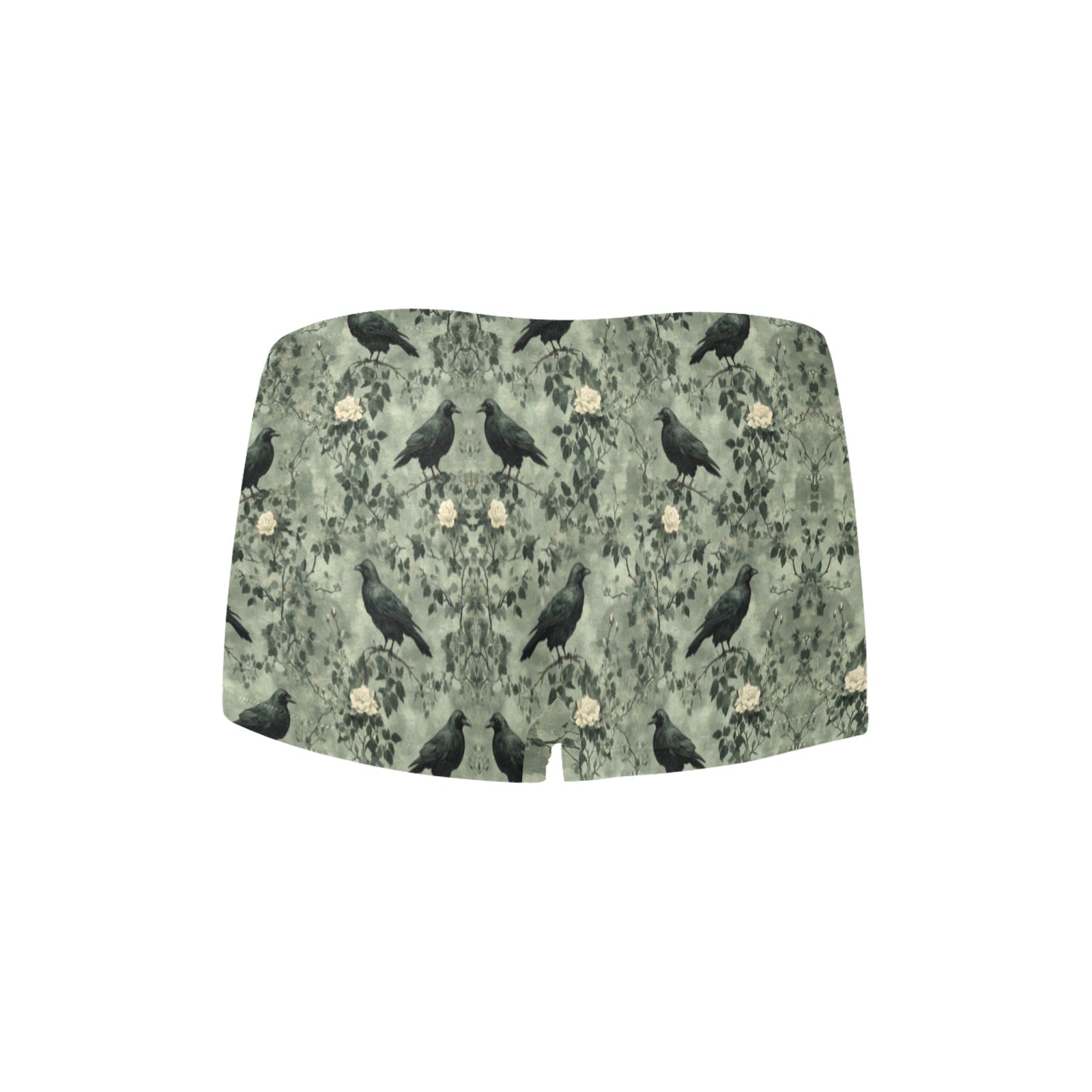 Crows Roses TK Exclusive All Over Print Boyshort Panties