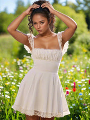 Lily Cap Sleeve Mini Dress