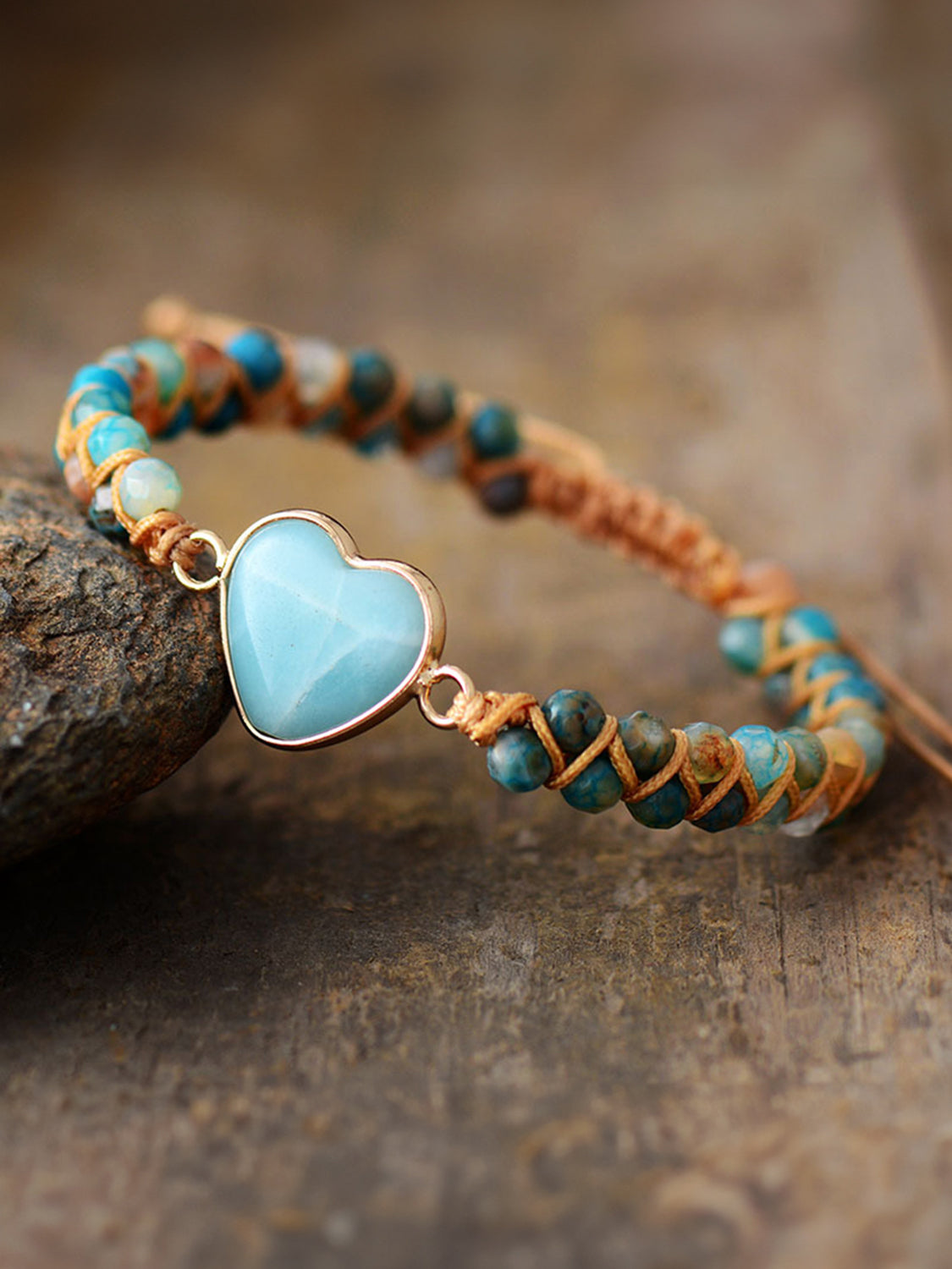 Shore Heart Imperial Jasper Bracelet