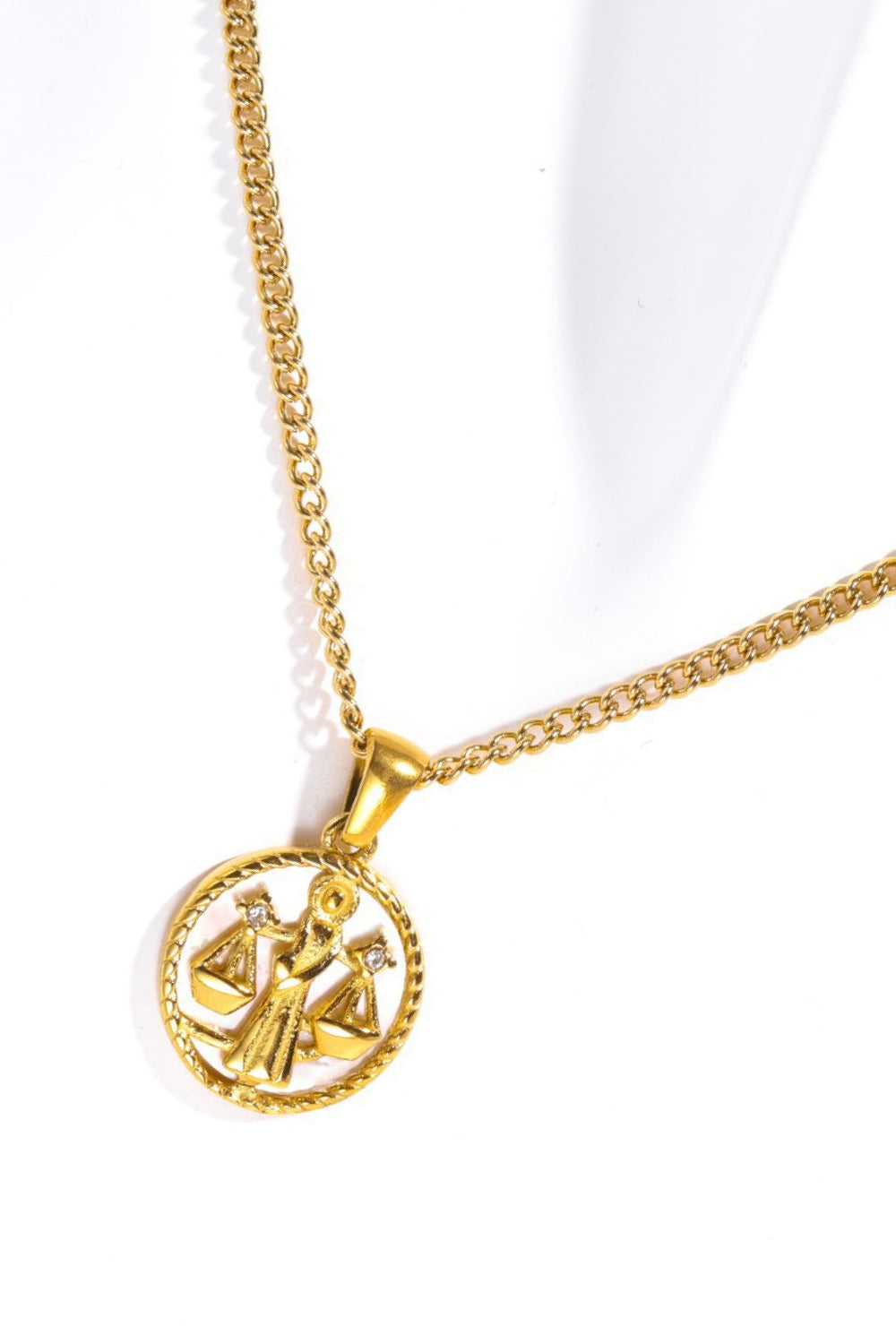 Zodiac Constellation 18K Gold-Plated Pendant Necklace