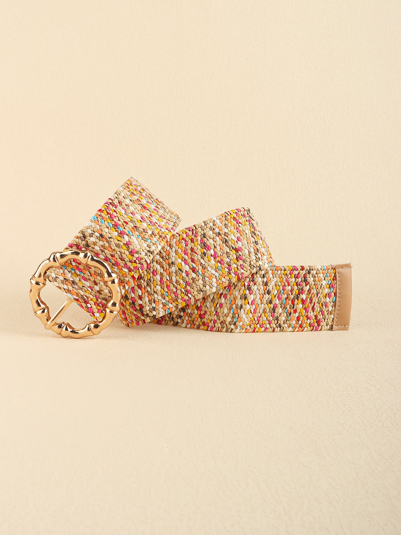 Tropics Woven Multicolored Belt