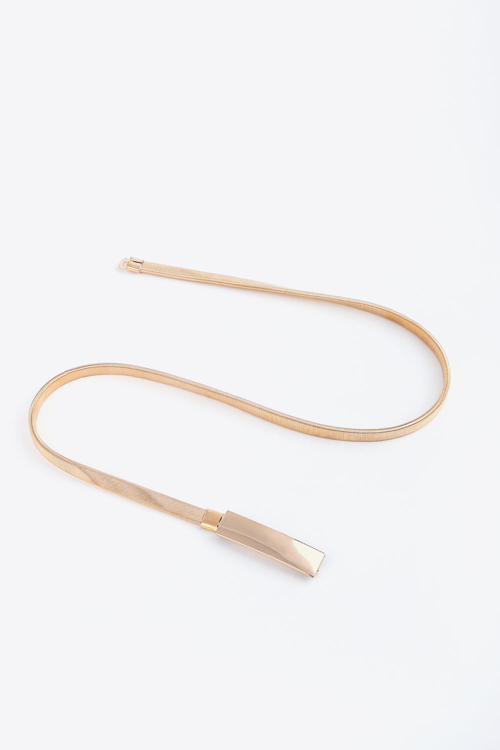Slimline Stretch Metal Skinny Belt