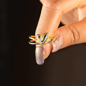 Perfectly Imperfect 925 Sterling Silver Nesting Rings