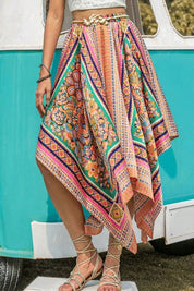 Turkish Delight Handkerchief Skirt