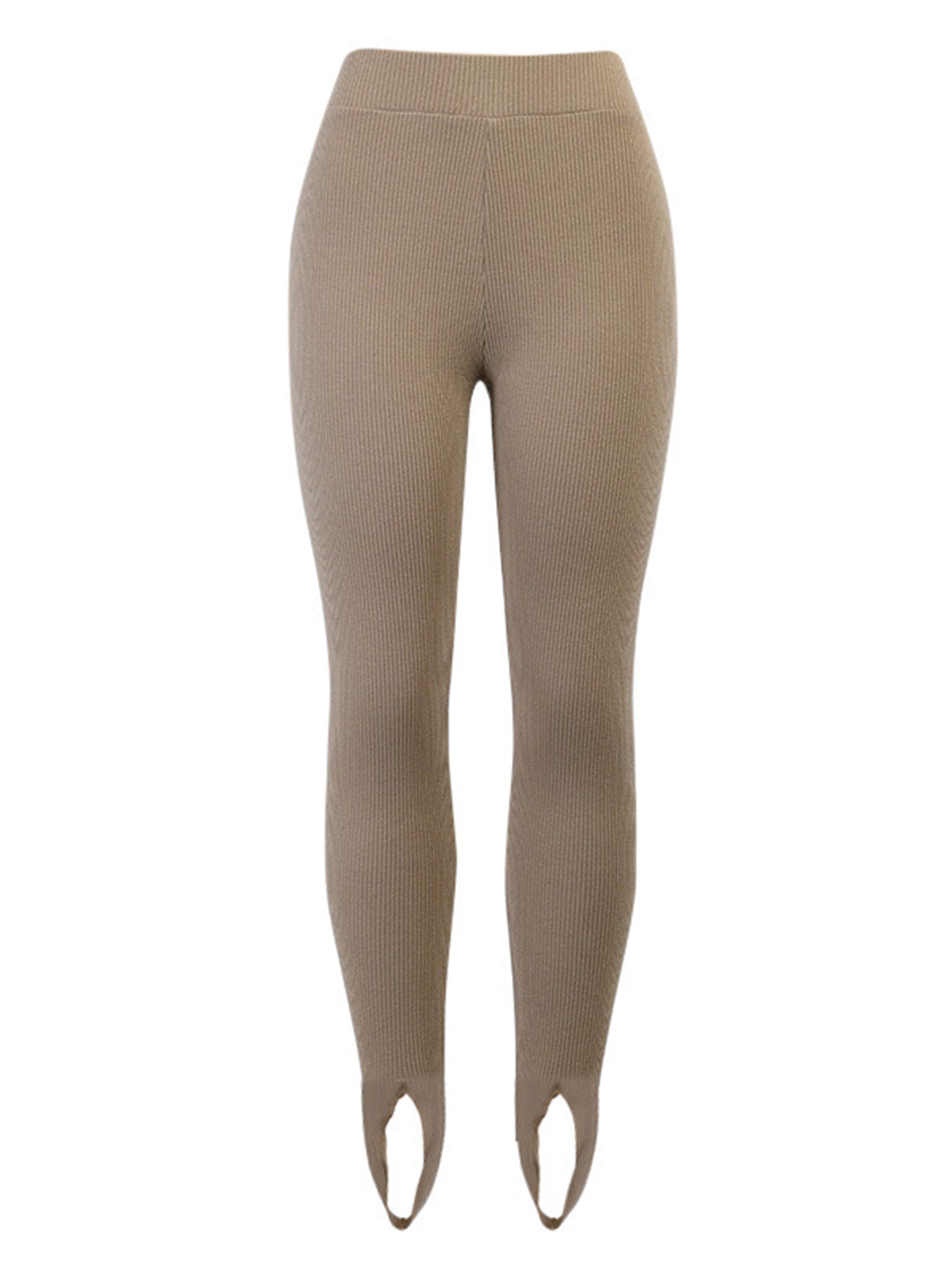 Throwback Ribbed Mid Waist Leggings