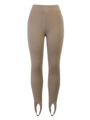 Throwback Ribbed Mid Waist Leggings