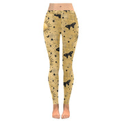Golden Sun Butterflies TK Exclusive Seamless Leggings | Twilight Kisses