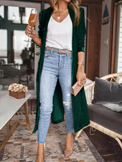Amsterdam Velvet Longline Blazer