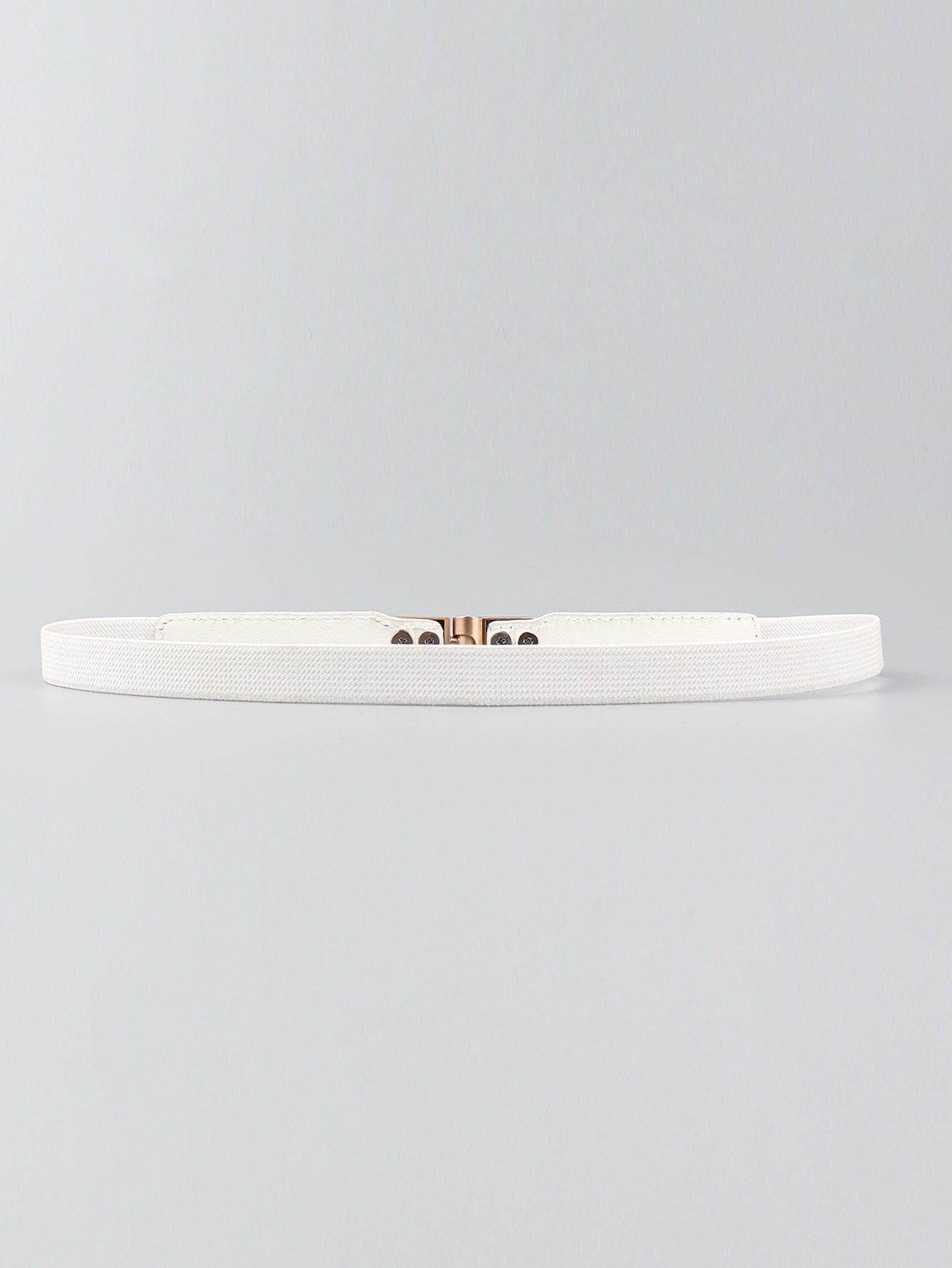 Less is More Faux Leather Stretch Skinny Belt