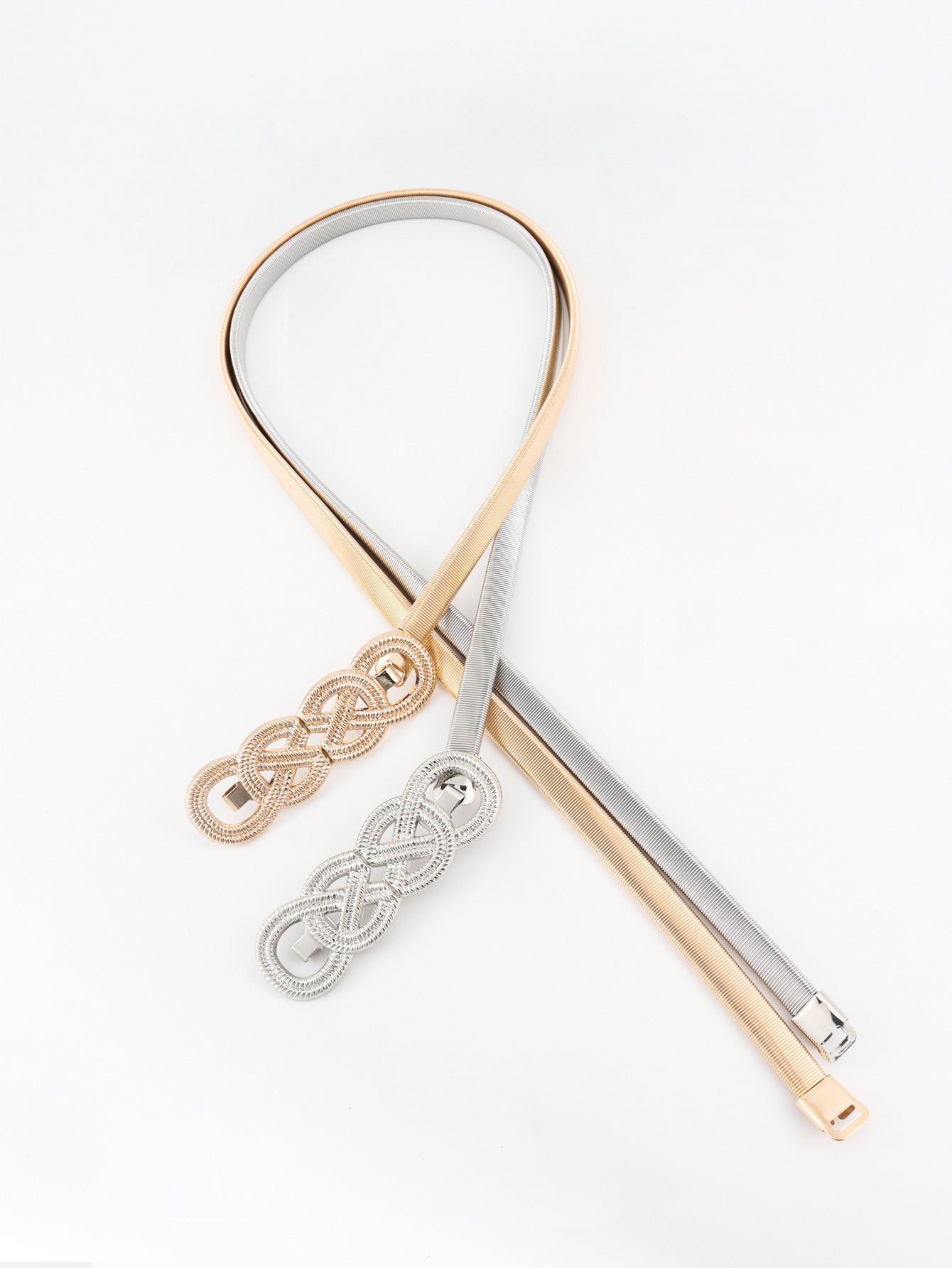 Infinity Knot Stretch Metal Belt