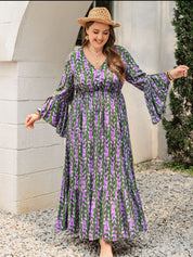 Newport Flared Sleeve Maxi Dress