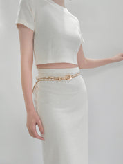 Ice Rhinestone Belt
