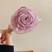 Ethereal Bloom Rosette Claw Clip
