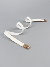 Less is More Faux Leather Stretch Skinny Belt