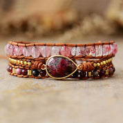Heart Core Natural Stone Layered Bracelet