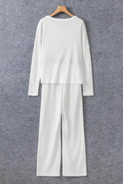 Barely There Top and Drawstring Pants Lounge Set