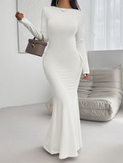 Come Hither Backless Maxi Gown