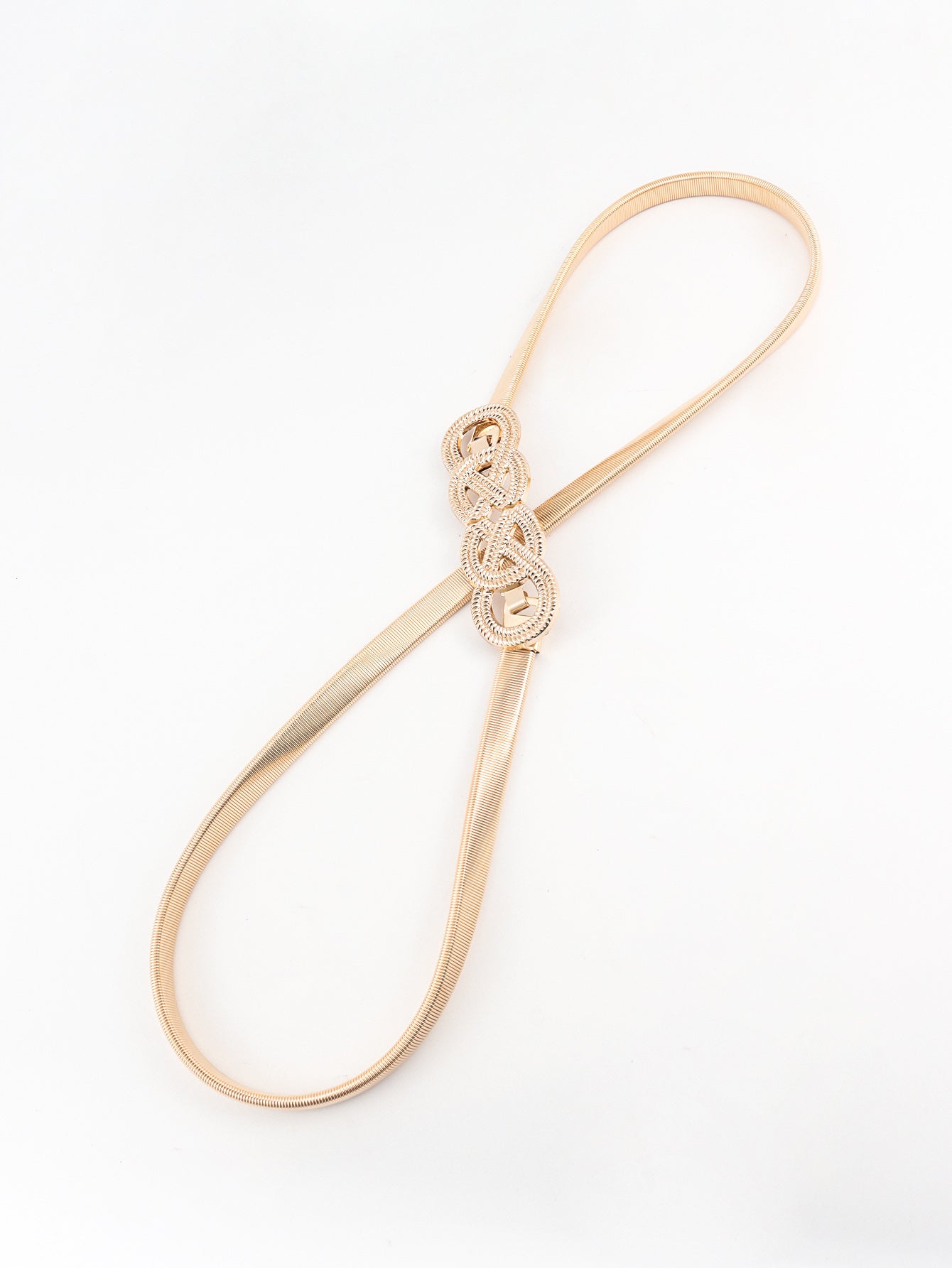 Infinity Knot Stretch Metal Belt
