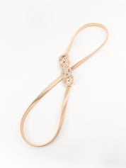 Infinity Knot Stretch Metal Belt