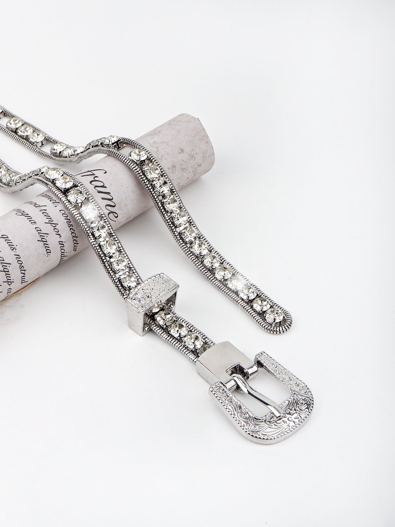 Ice Rhinestone Belt