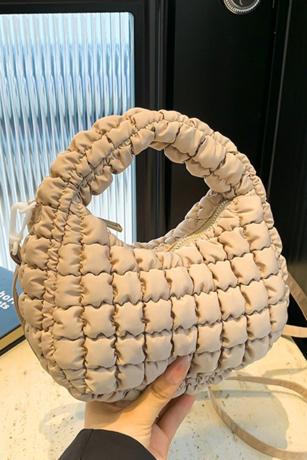 Marshmallow Puff Crossbody Bag