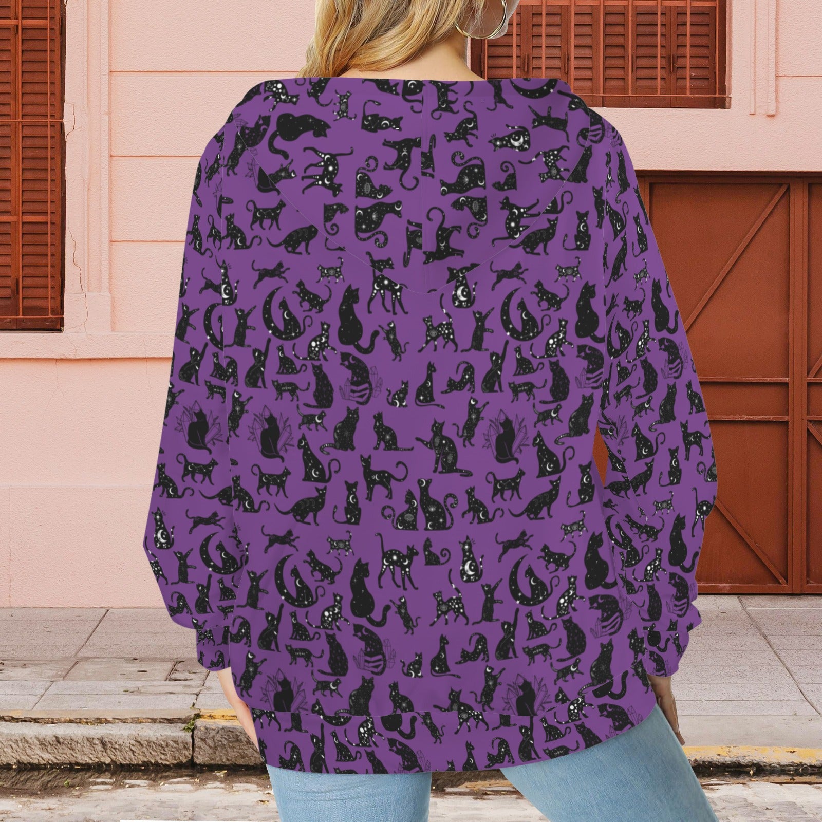 Mystical Cats Mystical Cats TK Exclusive Drawstring Pocket Hoodie